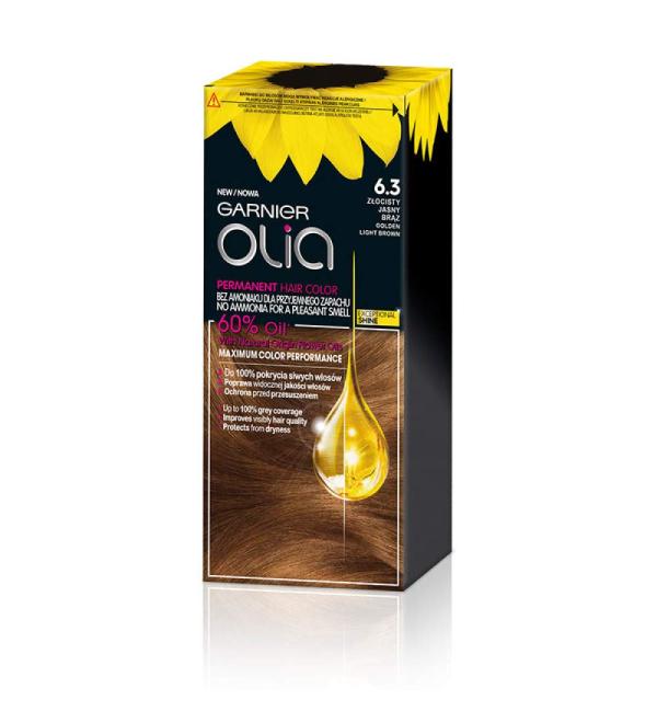 Garnier Olia Hair Dye 6.3 Golden Light Blonde 1 Piece