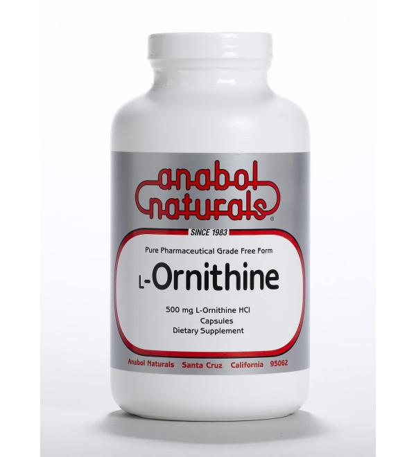 L-Ornithine 100 Caps 500 mg Free Form