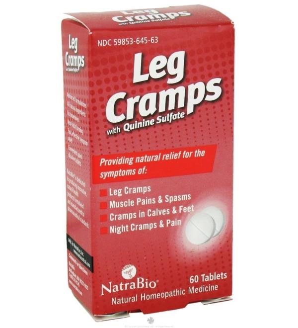 NatraBio Leg Cramps Quinine 60 Tablets - Buy Online on GoSupps.com