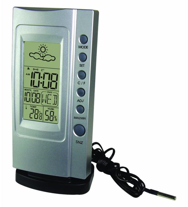 Koch electric thermometer Klimatimer Plus silver