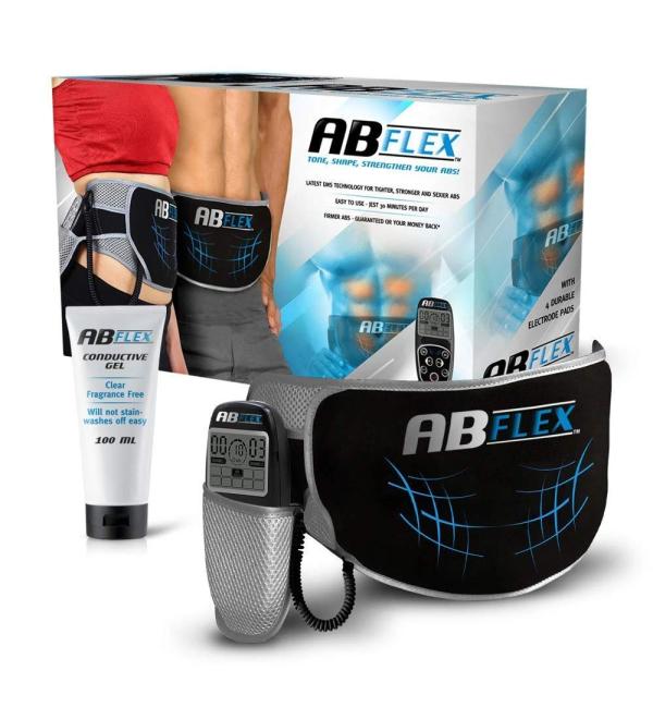 ABFLEX Abdominal Belt Black - Buy Online on GoSupps.com