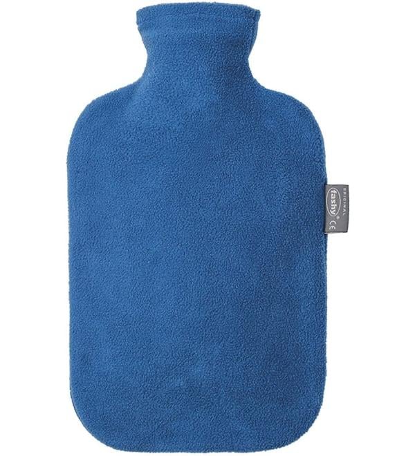 Fashy 6530 54 2007 Hot water bottle 2 L with blue fleece cover