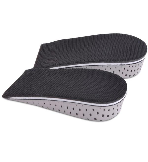 HugeStore Memory Foam Invisible Height Increasing Insoles Height Elevator Insoles Heel Lift Shoe Pad 4.3CM