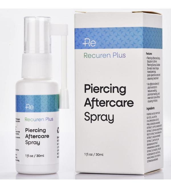 Recuren Plus Piercing Aftercare Spray 30ml - Buy Online on GoSupps.com