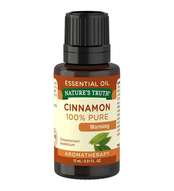 Buy Nature's Truth Cinnamon Essential Oil - 0.51 Fl. Oz | Premium Quality Aromatherapy Oil for Relaxation & Wellness - Buy Online on GoSupps.com
