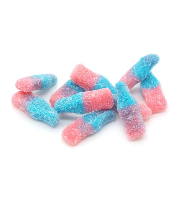 Fizzy Blue Bottles - 200g Gummy Sweets