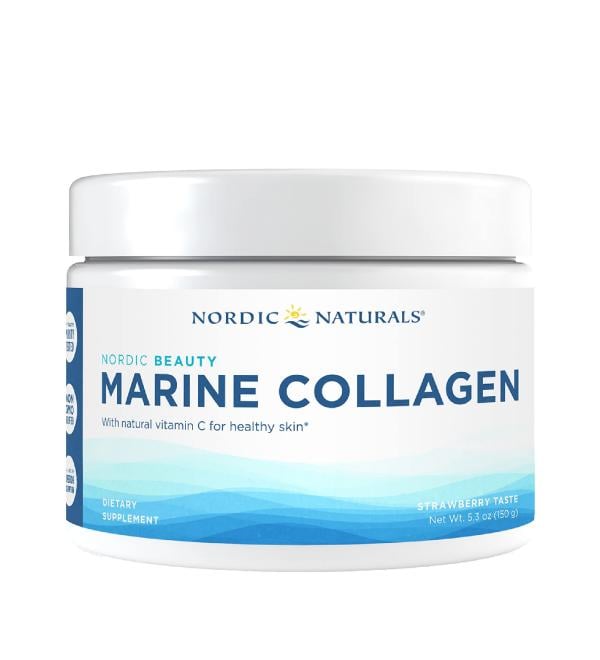 Nordic Naturals Marine Collagen Strawberry 5.29 oz | Pure & Premium Protein Supplement - Buy Online on GoSupps.com