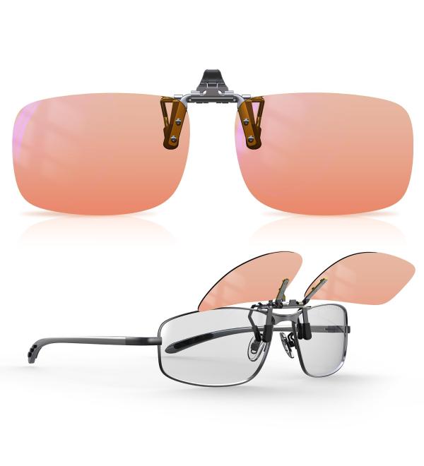 Goiteia FL-Rose Migraine Clip-on Glasses Amber - Buy Online on GoSupps.com