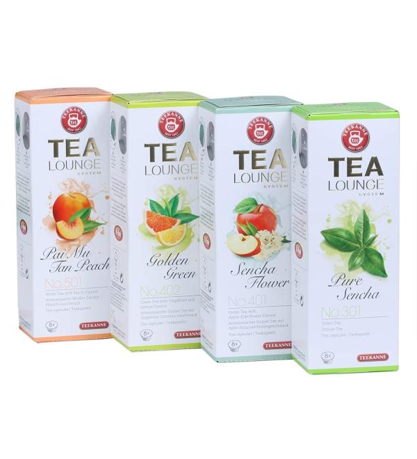 Tealounge Green Tea 4 Varieties 32 Capsules - Buy Online on GoSupps.com