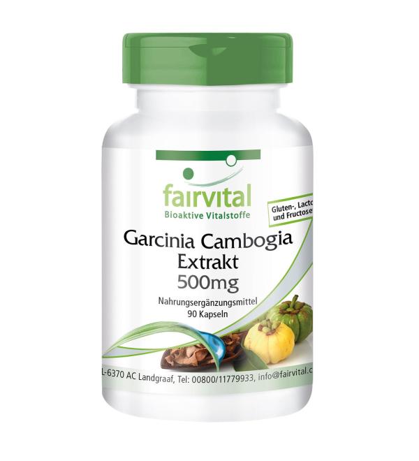 Fairvital Garcinia Cambogia 500mg 60% HCA - Buy Online on GoSupps.com