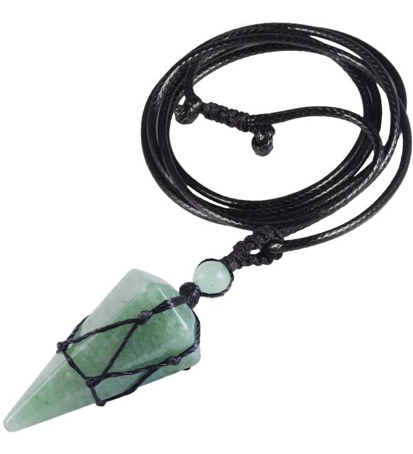 KYEYGWO Quartz Pendant Necklace Green - Buy Online on GoSupps.com