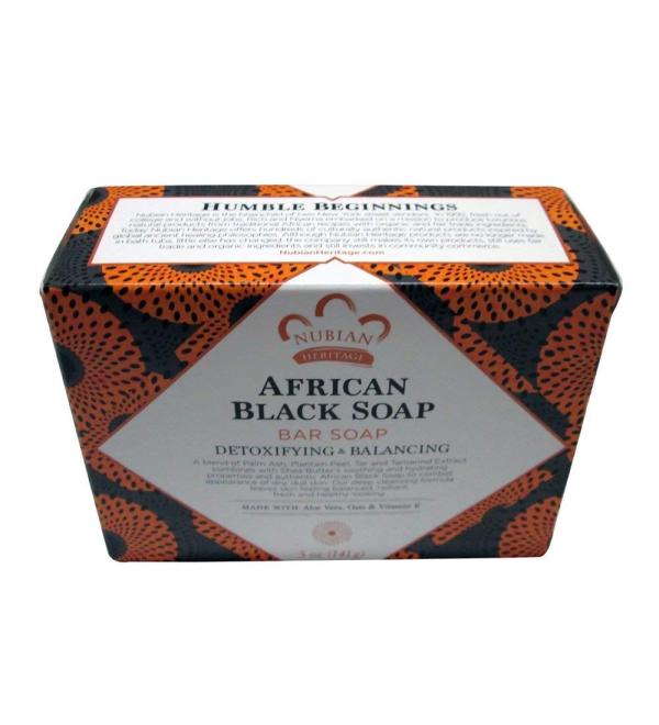 Nubian African Black Soap 5 Ounce (pack of 6)
