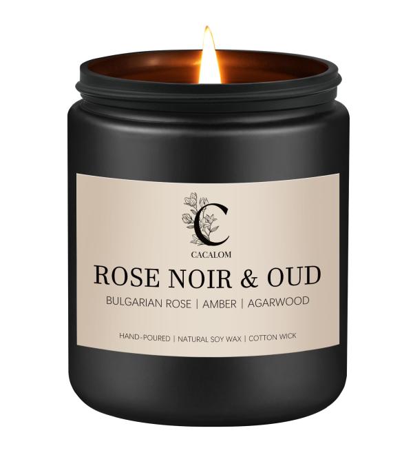 C CACALOM Rose Noir Oud Candles 7oz - Buy Online on GoSupps.com