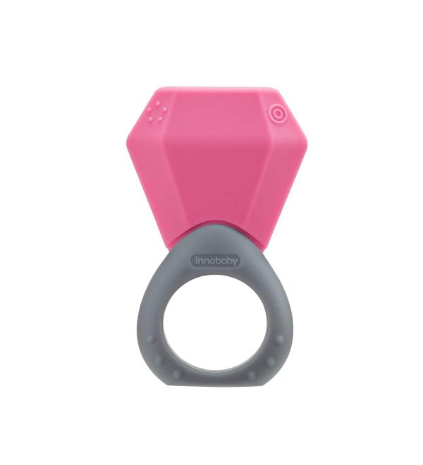 Innobaby Teethin' Smart Birthstone Ring Teether - October (Tourmaline) - Buy Online on GoSupps.com