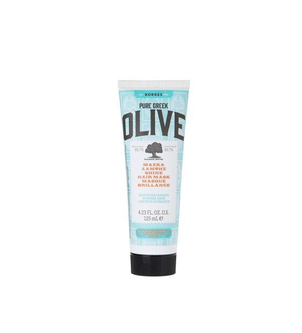 Korres Olive Shine Hair Mask - 125 ml | Nourish & Hydrate Hair | International Shipping Available - Buy Online on GoSupps.com