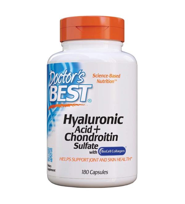 Doctor's Best Hyaluronic Acid Chondroitin 180 Caps - Buy Online on GoSupps.com