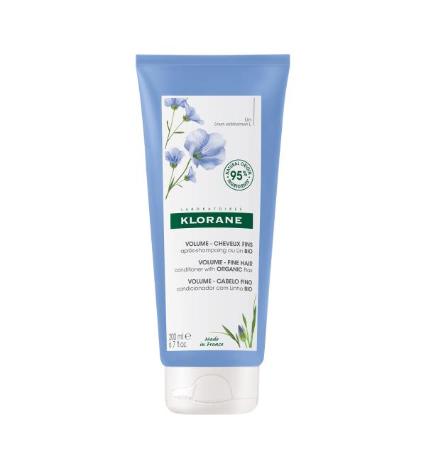Klorane - Volume Conditioner with Organic Flax - Volume - Fine & flat hair - 200ml - Buy Online on GoSupps.com