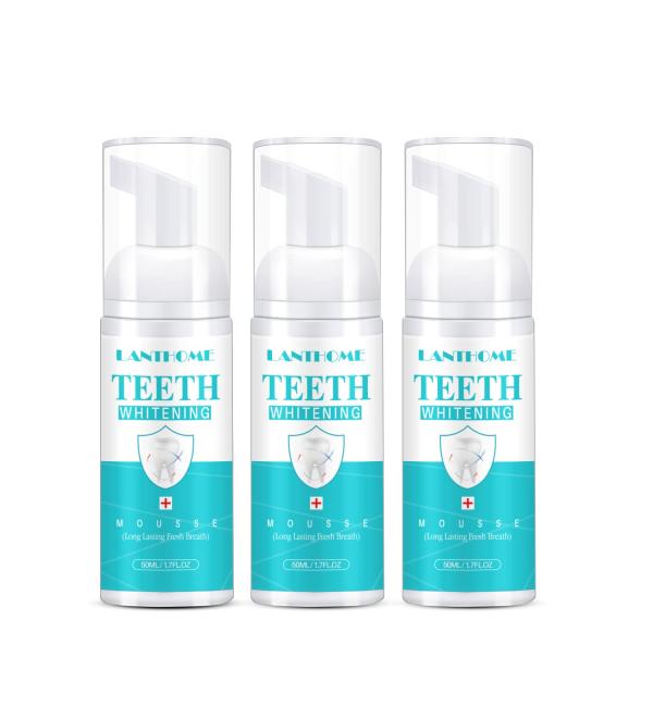 LANTHOME Teeth Whitening Foam 3Pcs - Buy Online on GoSupps.com