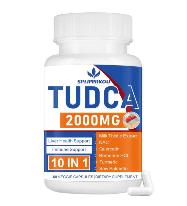 Spliferkou TUDCA 2000mg Liver 60 Capsules - Buy Online on GoSupps.com
