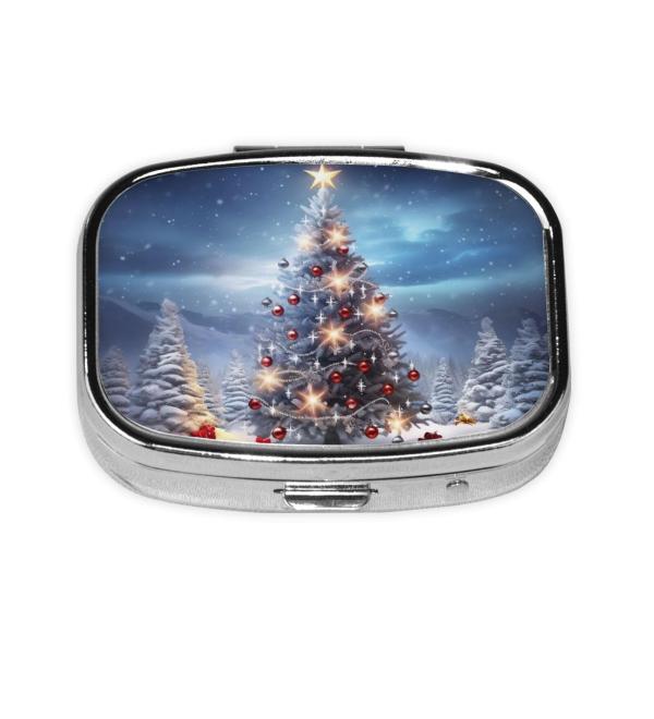 OPSREY Christmas Trees Square Pill Box - Buy Online on GoSupps.com