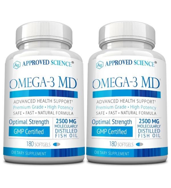 Omega-3MD Fish Oil EPA DHA 180 Count - Buy Online on GoSupps.com