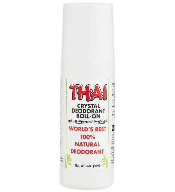 Thai Crystal Mist Roll On Deodorant - 3 Oz Natural Thai Deodorant Stone - Buy Online on GoSupps.com