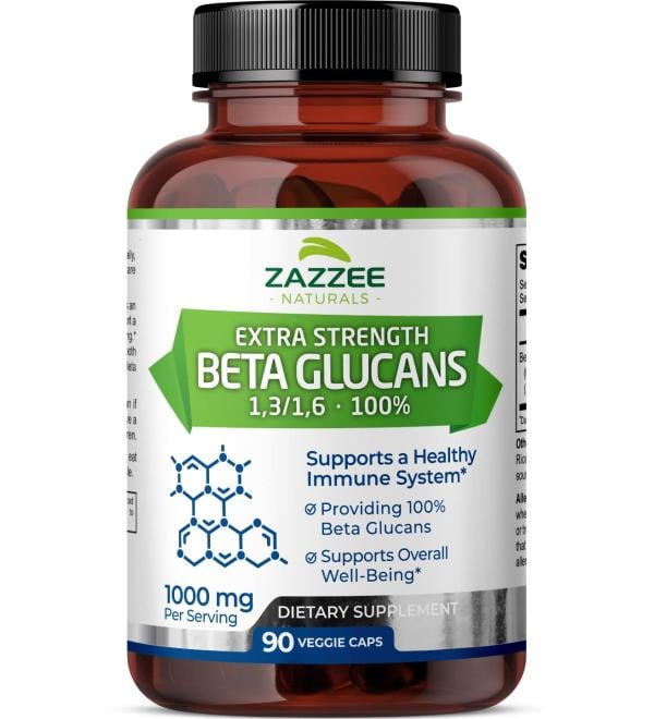 Zazzee Beta Glucans 1000mg 90 - Buy Online on GoSupps.com