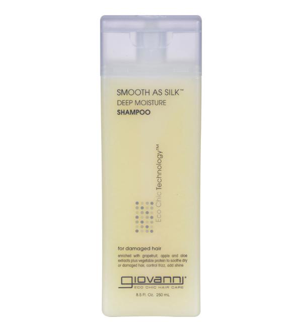 Giovanni Cosmetics Eco Chic Smooth as Silk Shampoo Deep Moisture for Damaged Hair 8.5 Ounce