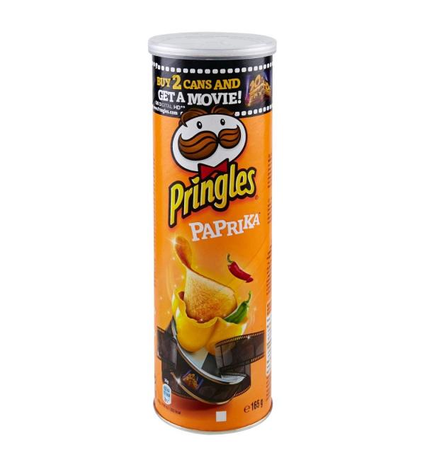 Pringles Pringles Paprika Potato Chips 165 g