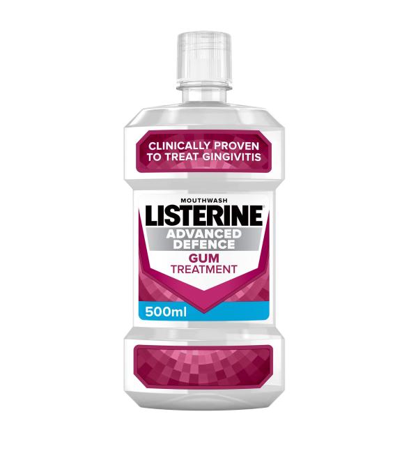 Listerine Advanced Defence Gum 500ml - Buy Online on GoSupps.com