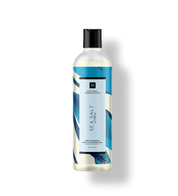 Natural Inspirations Sea Salt Citrus Bath Gel 12.5oz - Buy Online on GoSupps.com
