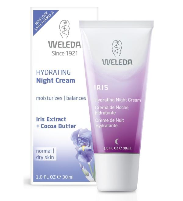 Weleda Hydrating Night Cream with Iris Extracts for NormalDry Skin - 1.0 fl oz (30 ml) - Buy Online on GoSupps.com