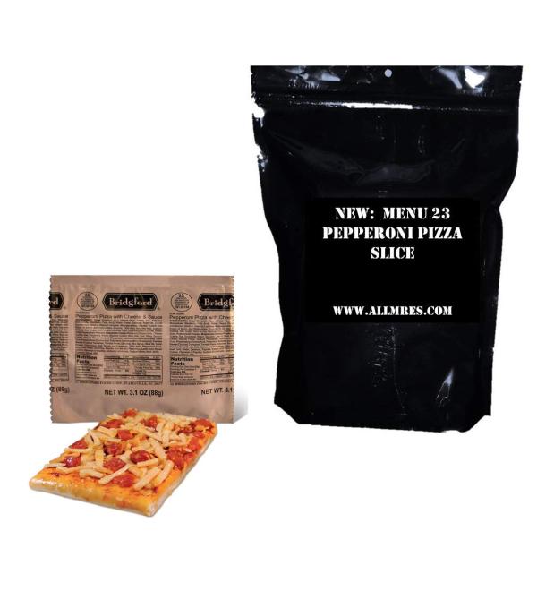 US Military Pepperoni Pizza MRE - Menu 23 - Full Meal Ready to Eat - Buy Online on GoSupps.com