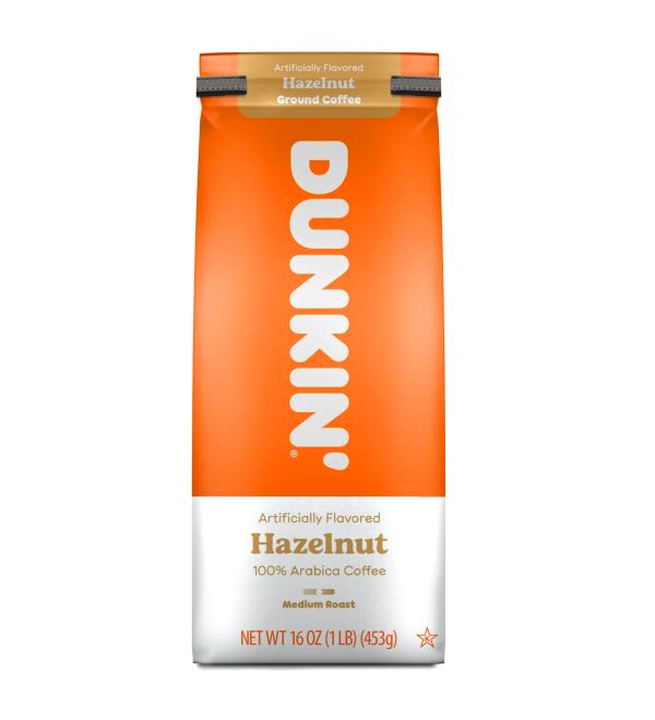 Dunkin' Donuts Hazelnut Ground Coffee 453 g Single - Buy Online on GoSupps.com