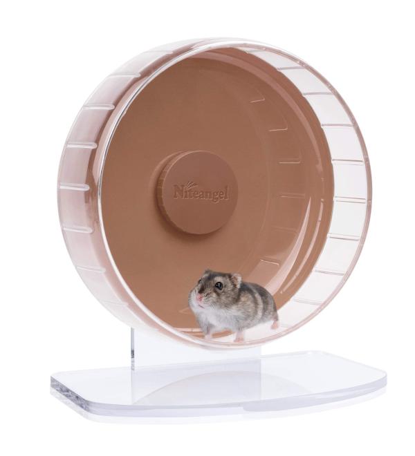 Super-Silent Hamster Exercise Wheel | Adjustable Quiet Spinner for Hamsters, Gerbils & Mice - Buy Online on GoSupps.com