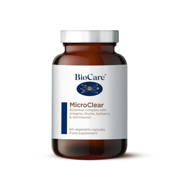 BioCare MicroClear | Botanical Complex with Oregano Thyme Barberry & Wormwood - 60 Capsules - Buy Online on GoSupps.com
