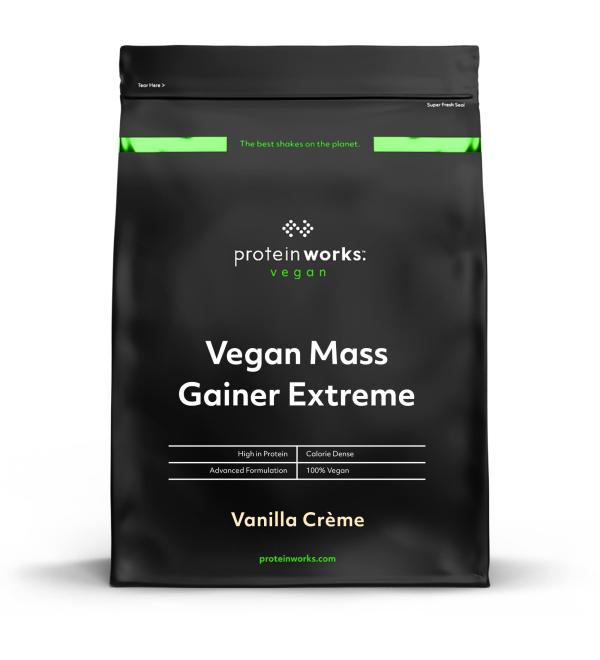 The Protein Works Vegan Extreme Gainer Vanilla 1kg - Buy Online on GoSupps.com