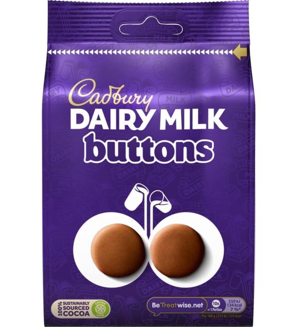 Cadbury Milk Buttons Chocolate 10x95g - Buy Online on GoSupps.com