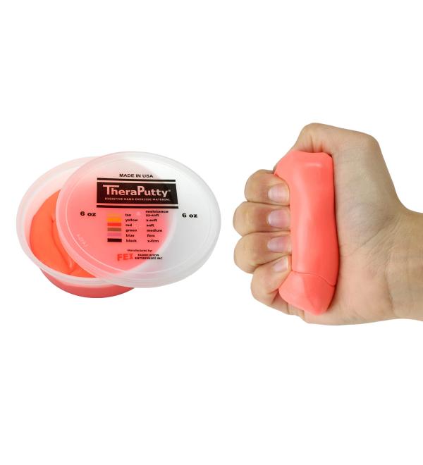 Cando Plus Antimicrobial Theraputty Red - Strength Training Therapy - Buy Online on GoSupps.com
