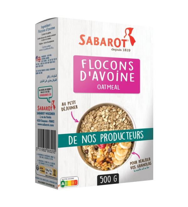 Sabarot Oat Flakes 500g - Buy Online on GoSupps.com