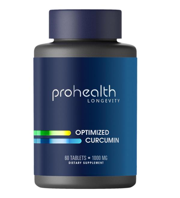 ProHealth Longevity Optimized Curcumin Longvida - 1000 mg, 60 Tablets 60 Count (Pack of 1)