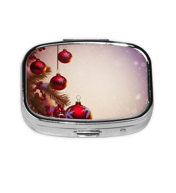 OPSREY Christmas Square Pill Box Organizer Portable - Buy Online on GoSupps.com