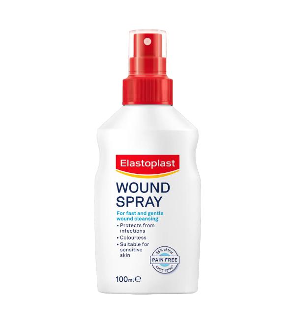 Elastoplast Wound Spray 100ml - Fast & Pain-Free Cleansing Solution - Buy Online on GoSupps.com