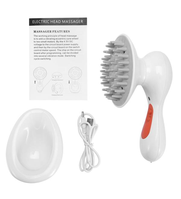 Uxsiya Scalp Massager Electric Vibration Head Brush - Buy Online on GoSupps.com