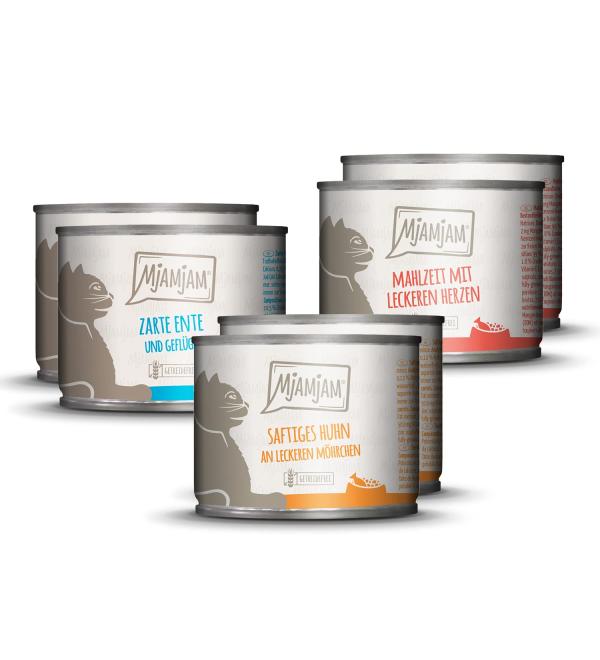 MjAMjAM Premium Wet Cat Food 6-Pack 200g - Buy Online on GoSupps.com