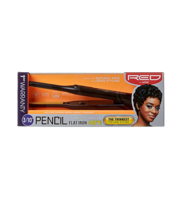Red by Kiss Pencil Flat Iron 3/10 Inch - Buy Online on GoSupps.com