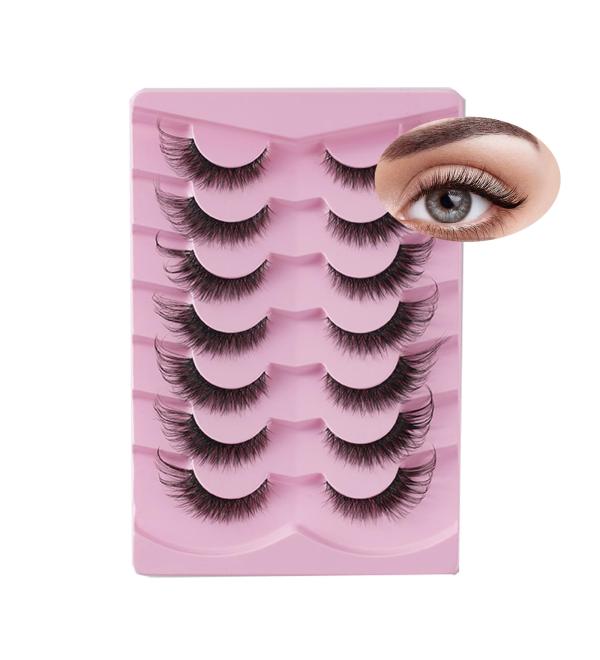 Tomtary Fox Eye Lashes 7 Pairs Mink - Buy Online on GoSupps.com