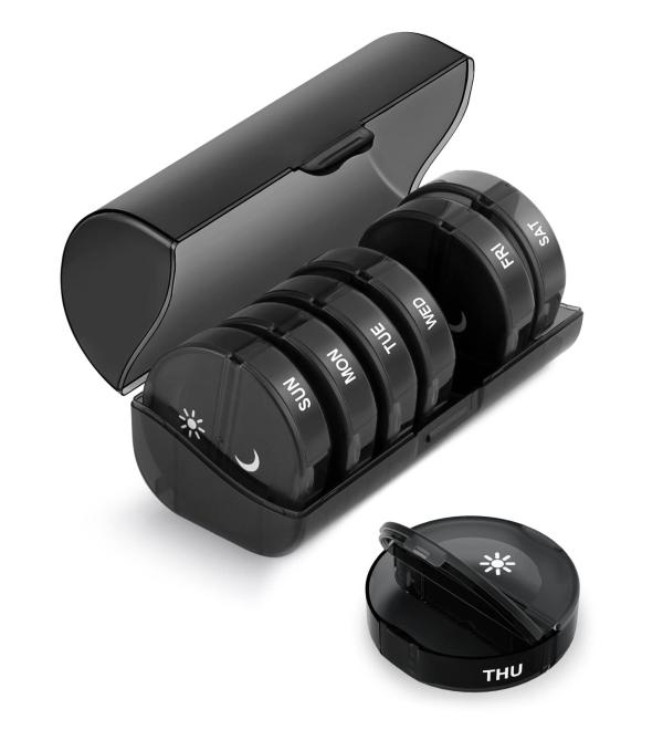 TookMag Pill Organizer AM PM Weekly - Buy Online on GoSupps.com