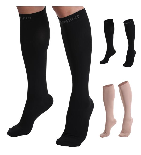 Doc Miller Compression Socks Large Black - Buy Online on GoSupps.com