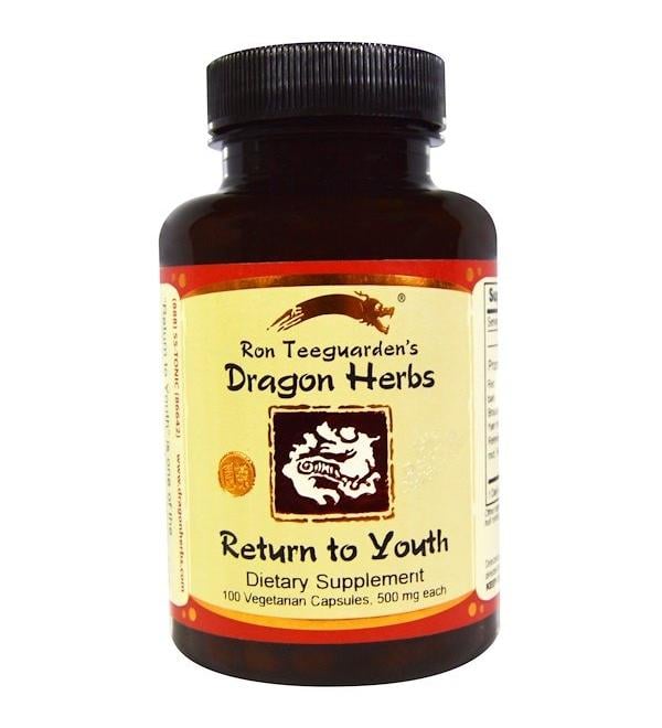 Dragon Herbs Return to Youth 500 mg 100 Veggie Caps